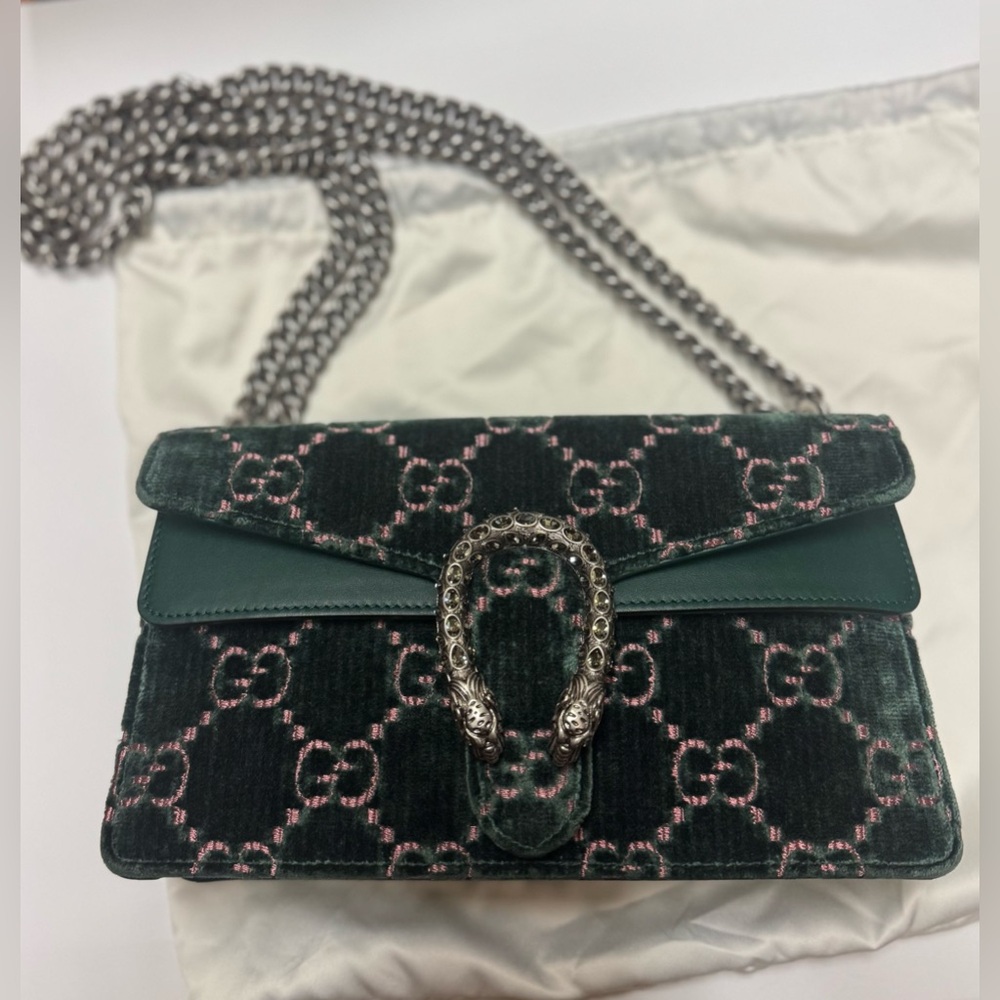 🔥Limited Edition Gucci Velvet Dionysus Small - Picture 1 of 15